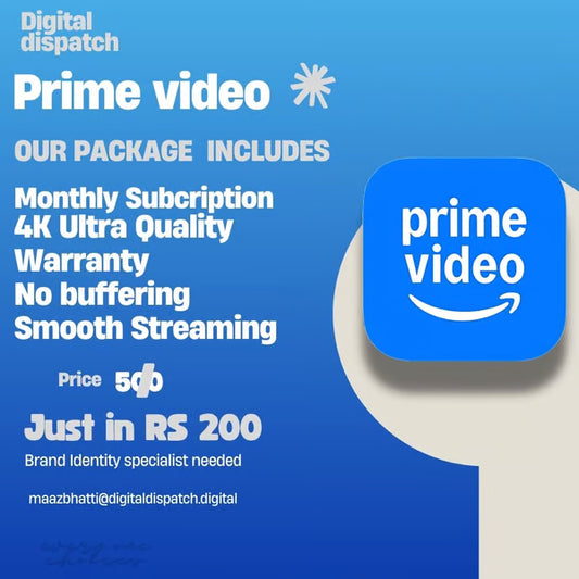 Prime Video Subscription - Digital Dispatch